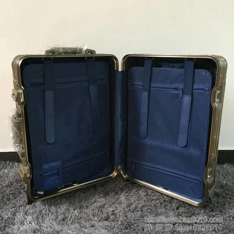 RIMOWA日默瓦 拉箱/拉杆箱Classic flight 系列 全鋁鎂合金 1801經典款 高級手工坊精品 20寸登機箱  xbt1107